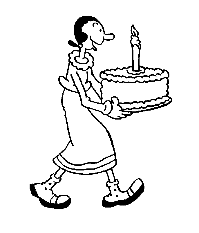 686x805 Popeye Coloring Pages 360coloringpages
