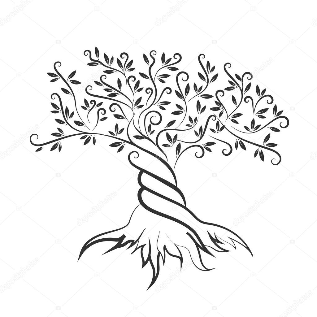 Olive Tree Coloring Page
