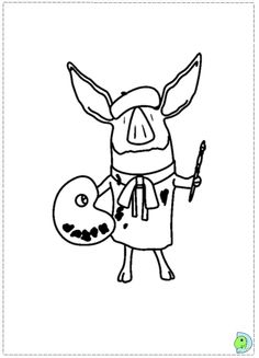 236x327 Olivia The Pig Coloring Pages Olivia The Pig
