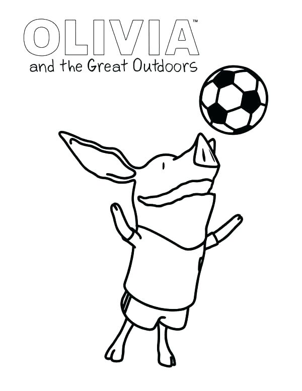 600x777 Olivia Coloring Pages