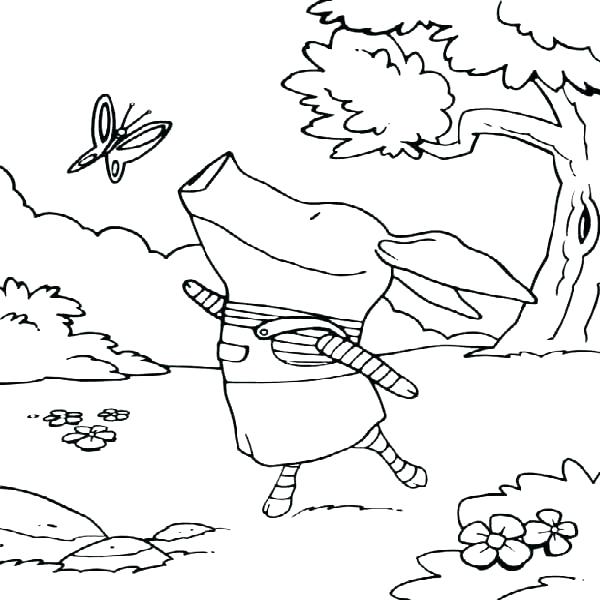 600x600 Olivia The Pig Coloring Pages