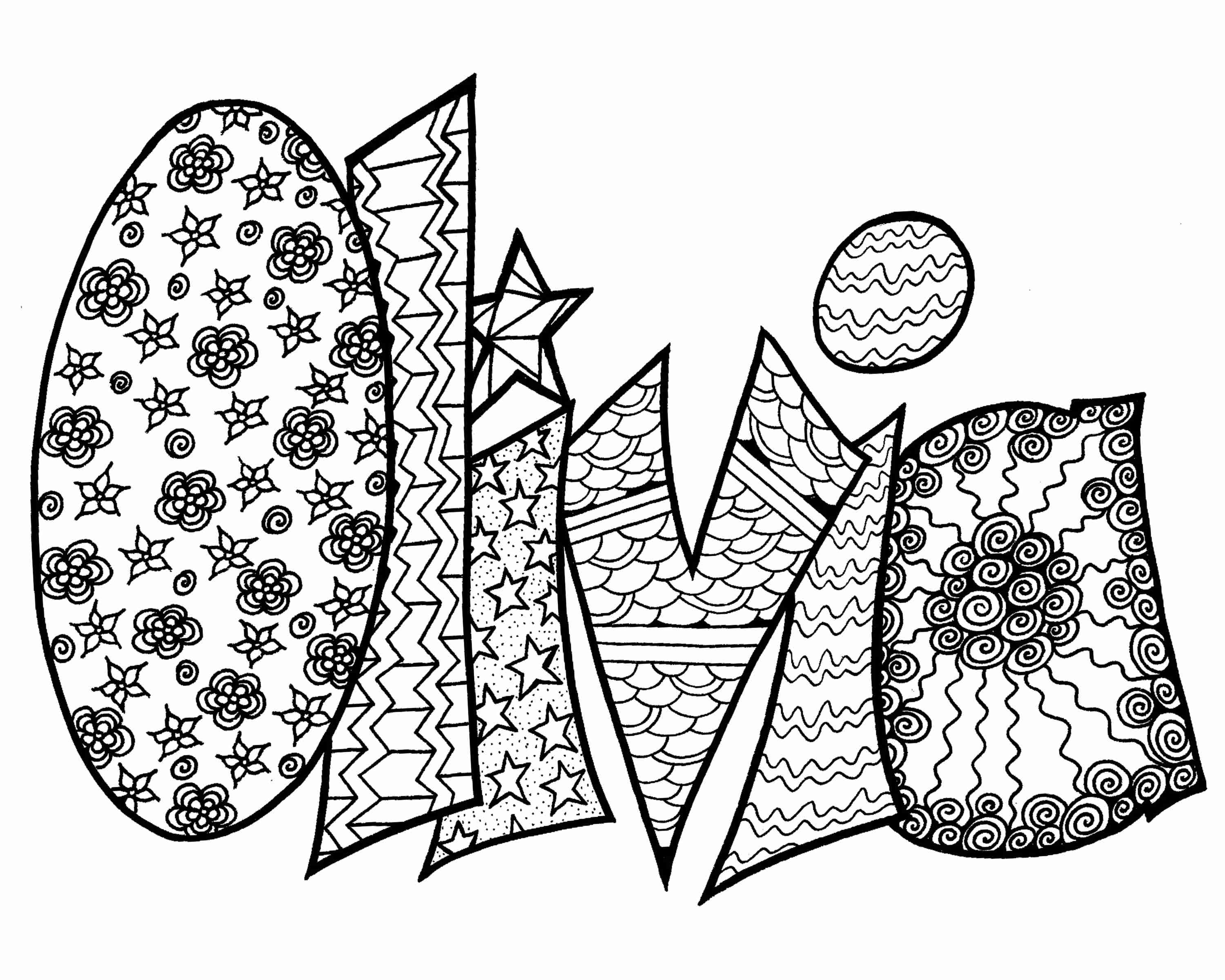 3000x2400 Olivia Free Printable Name Coloring Page Stevie Swift Beautiful