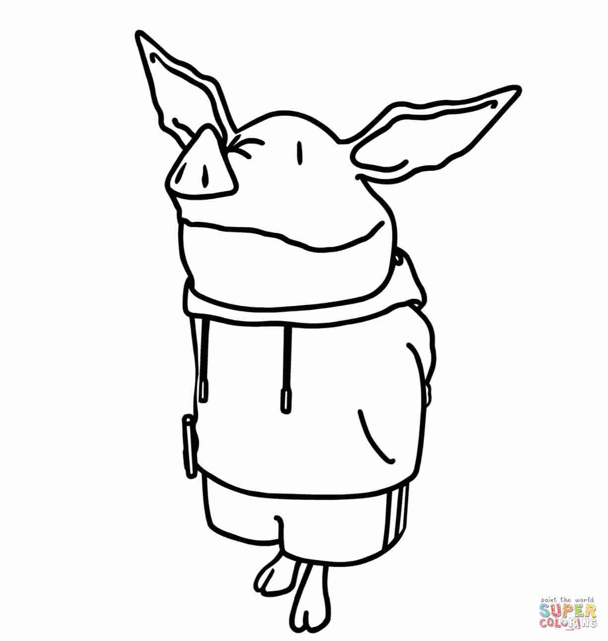 1226x1292 Olivia The Pig Coloring Pages 390499 Striking Olegratiy