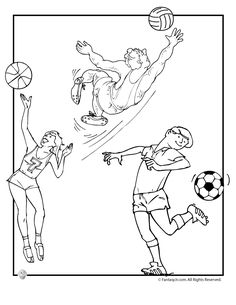 Olympic Coloring Pages For Preschoolers