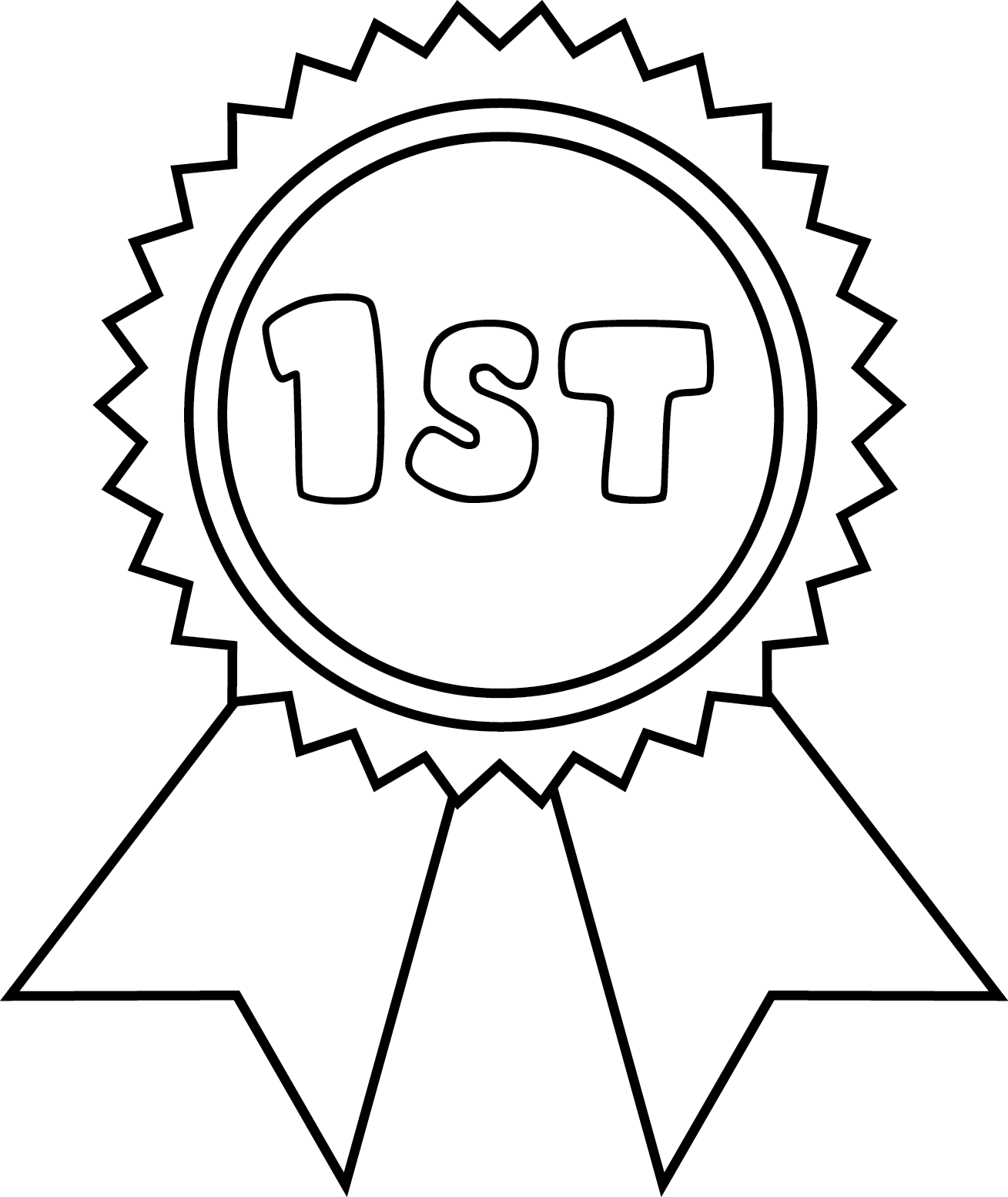 1309x1554 First Place Medal Clip On Holiday Coloring Pages A Olympic Medal