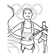 Olympic Rings Coloring Page