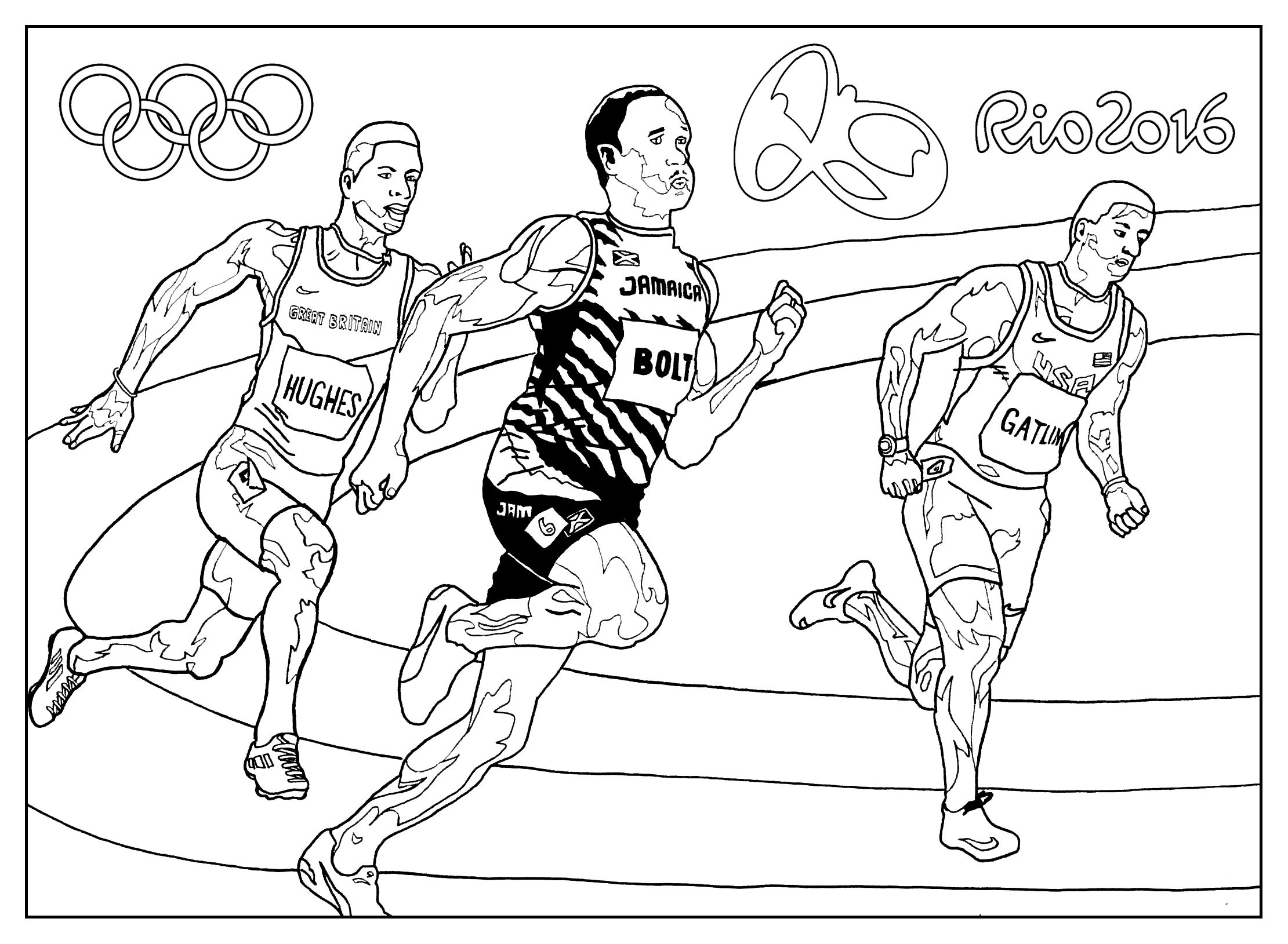 2221x1629 Free Coloring Page Coloring Adult Rio 2016 Olympic Games Athletism