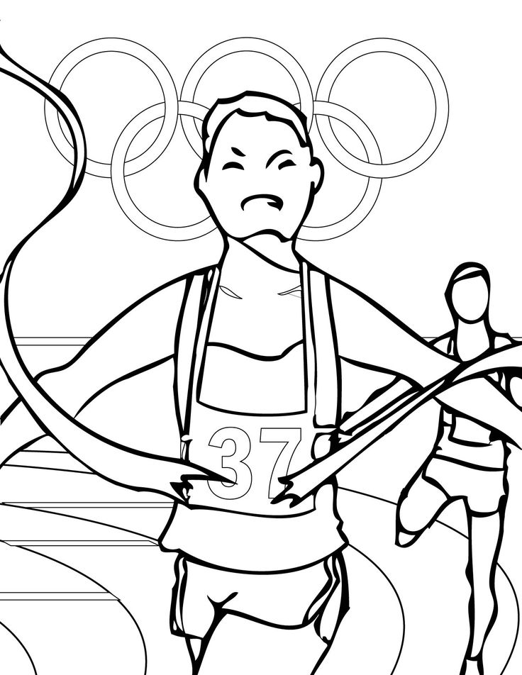 736x952 Olympic Medal Coloring Page (9 Images)