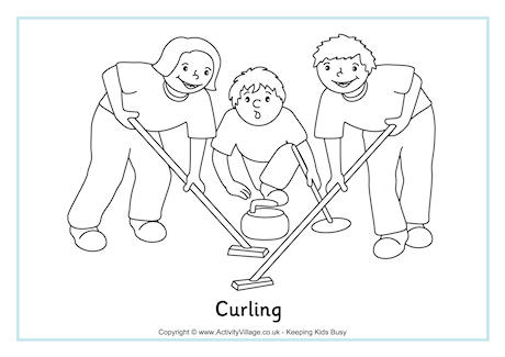 460x325 Winter Olympics Colouring Pages