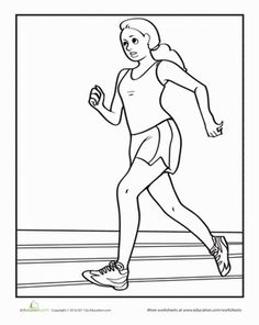 236x296 Disabled Girl Playing Badminton Coloring Page School