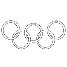 Olympic Torch Coloring Page