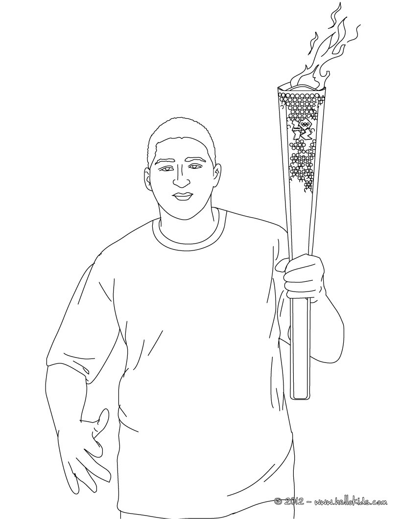 821x1061 Olympic Torch Coloring Pages