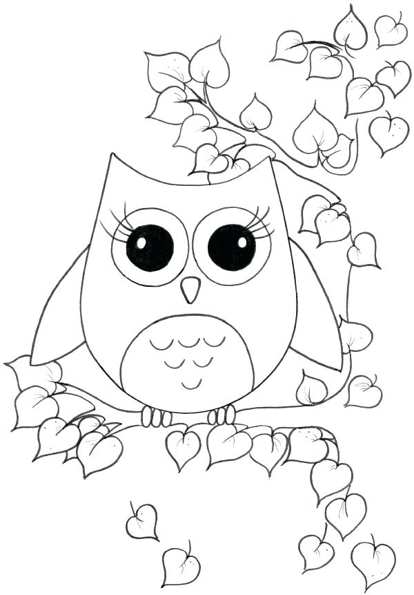 600x861 Om Nom Coloring Pages Coloring Pages Series 4 Owl Printable Free