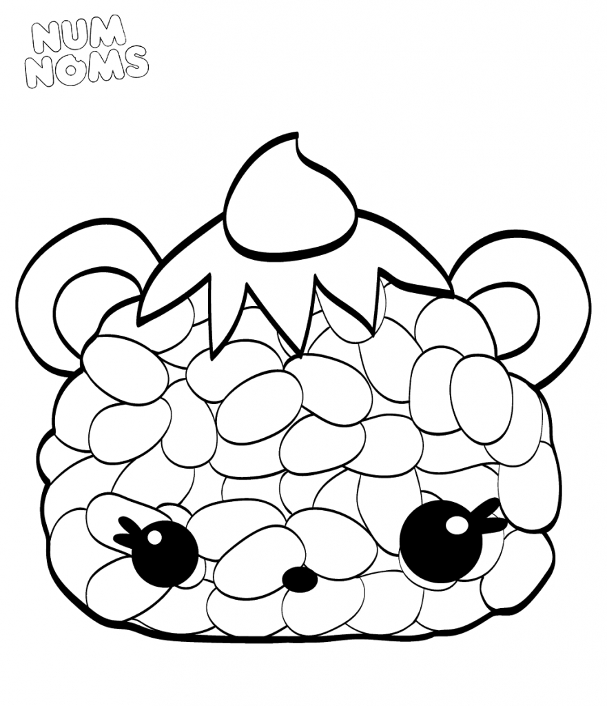 881x1024 Huge Gift Num Nom Coloring Pages New Noms Gall