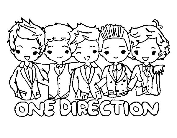 600x470 Coloring Pages Of One Direction Coloring Page One Direction