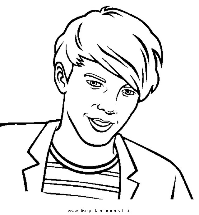 640x690 Louis Tomlinson Coloring Pages