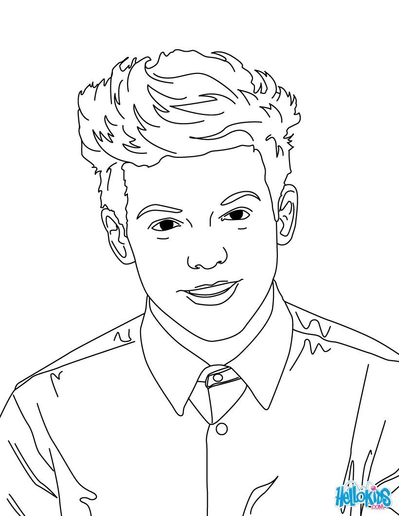 820x1060 Louis Tomlinson Coloring Page From One Direction Band. More One