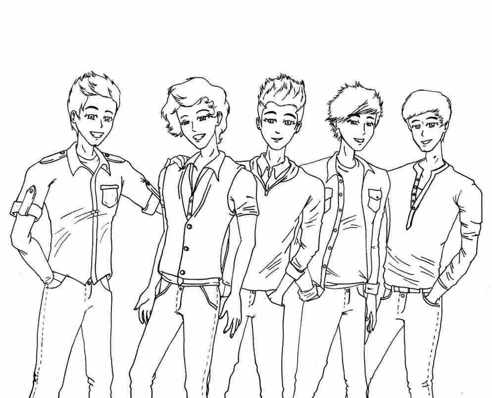 994x804 Cool One Direction Printable Coloring Pages 10