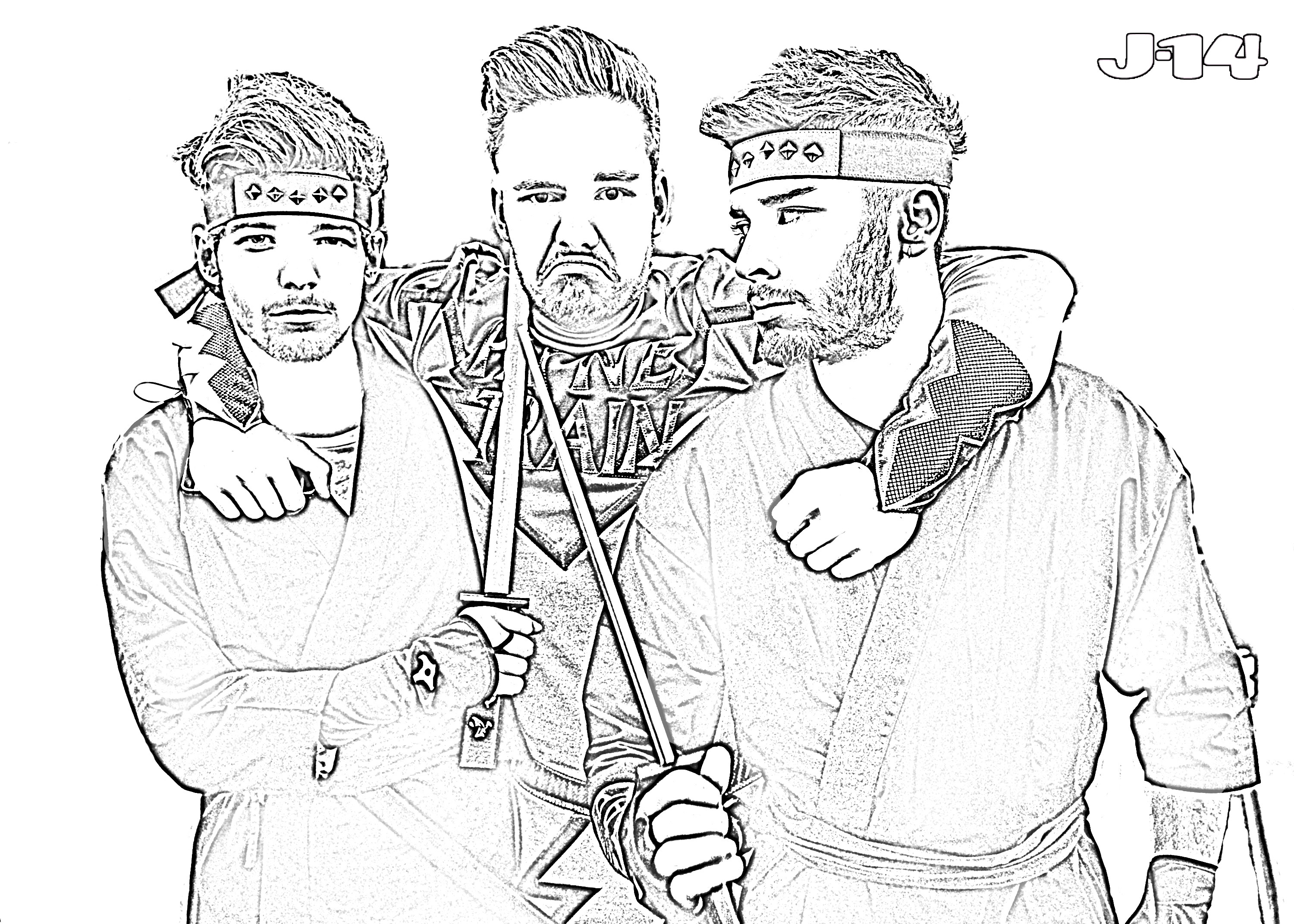 3000x2143 Harry Styles Coloring Pages One Direction Printable