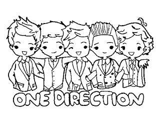 320x251 One Direction Coloring Page To Print And Color