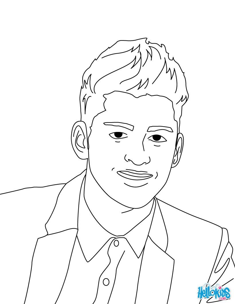 820x1060 Zayn Malik Coloring Page From One Direction Boys Band. More One