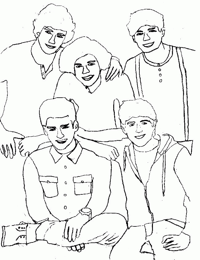 650x844 21 One Direction Coloring Pages Compilation Free Coloring Pages
