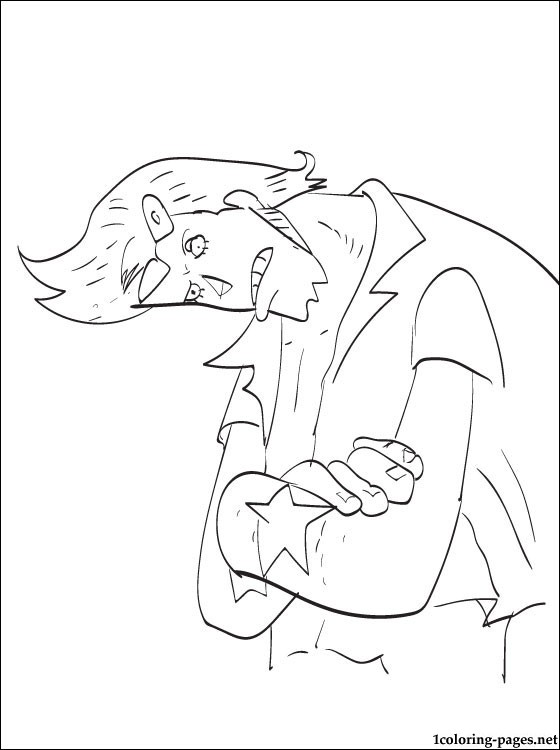 560x750 Franky One Piece Coloring Page Coloring Pages
