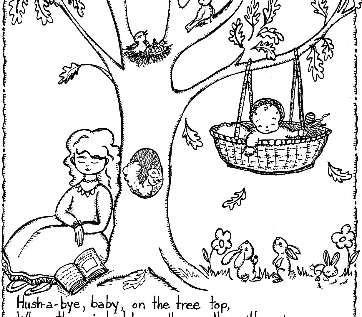 1230x1080 Jack And Jill Free Download Clip Art Coloring Pages Printable