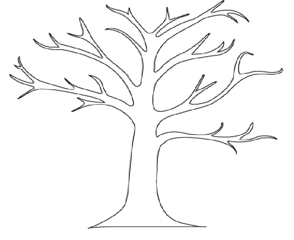 1013x825 Tree Coloring Book