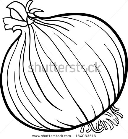 433x470 Onion Clipart Drawn 3752472