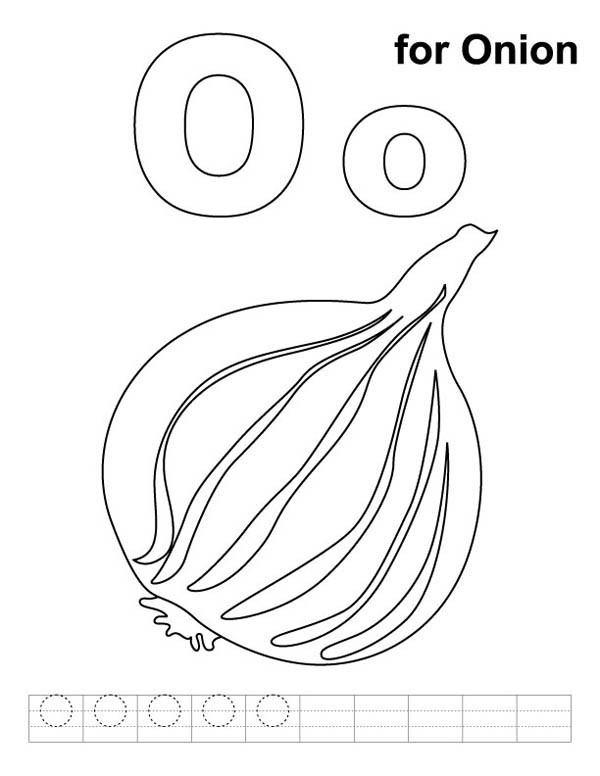600x776 Letter O Is For Onion Coloring Page Best Place To Color