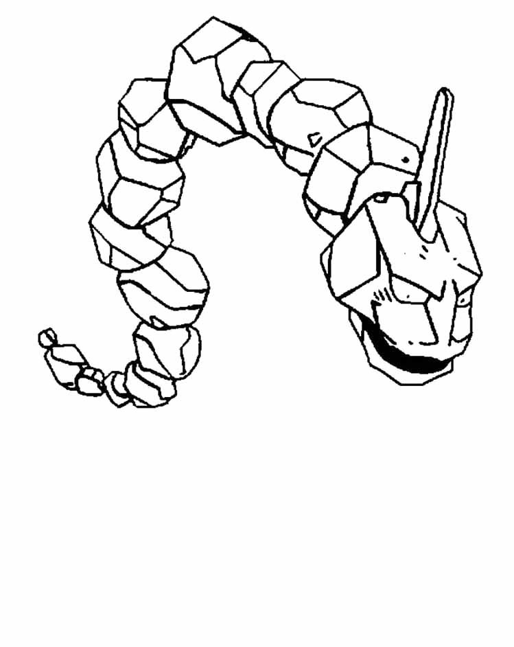 749x942 Pokemon Onix Coloring Pages 1 Pokemon Color Beading