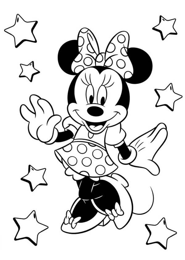 600x840 Minnie Mouse Printable Coloring Pages Best Minnie Mouse Color