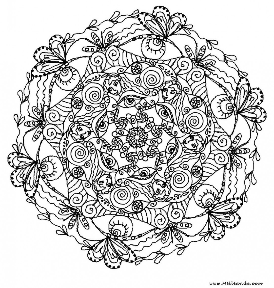 1110x1163 Printable Coloring Pages For Adults Only