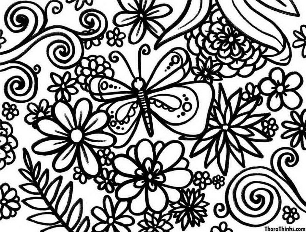1024x778 Printable Flower Coloring Pages For Preschool Free Printable