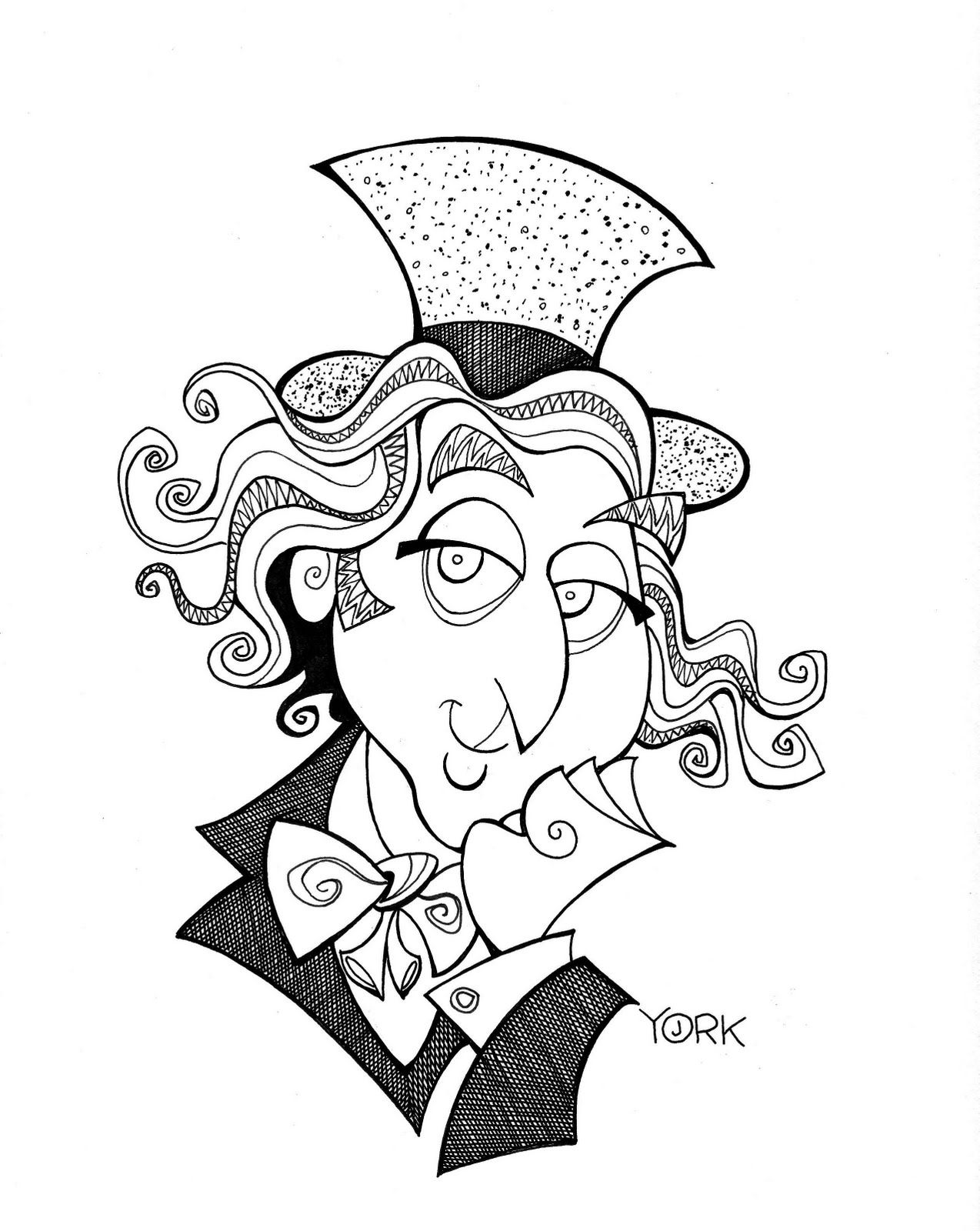 1274x1600 Now Willy Wonka Coloring Pages Oompa Loompa Sheets Tubeandhose