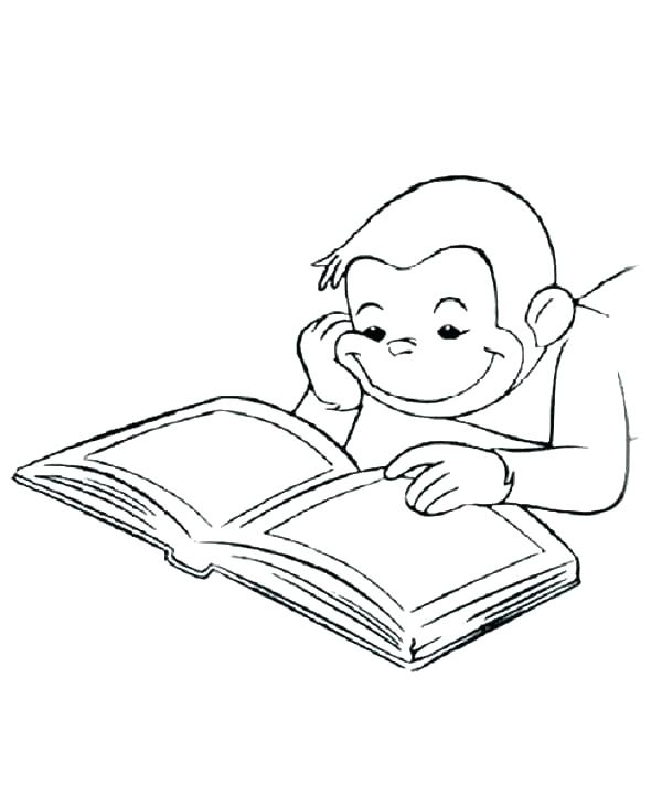 600x732 Open Book Coloring Page Open Book Coloring Page Library A Blank