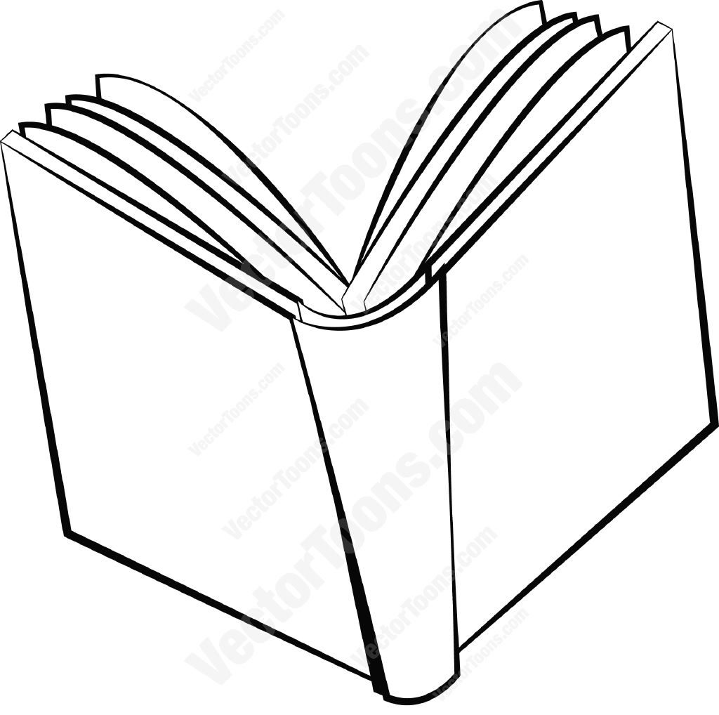 1024x1018 Open Book Coloring Page