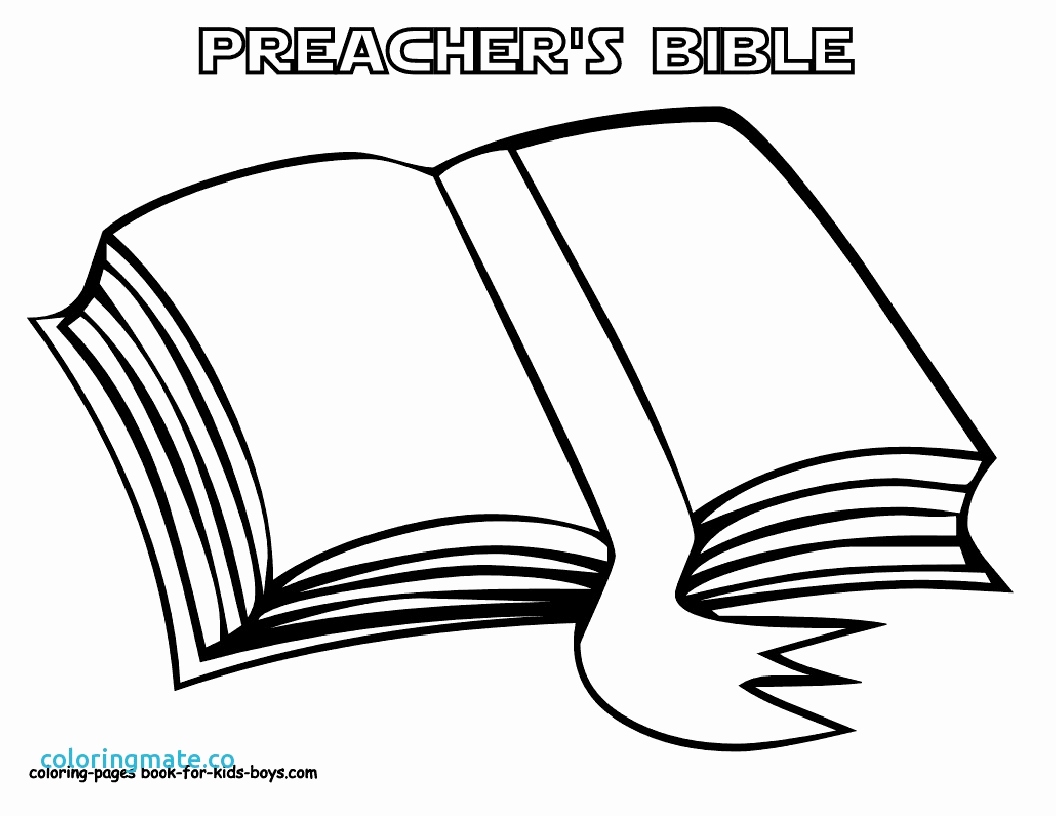 1056x816 Open Book Coloring Page