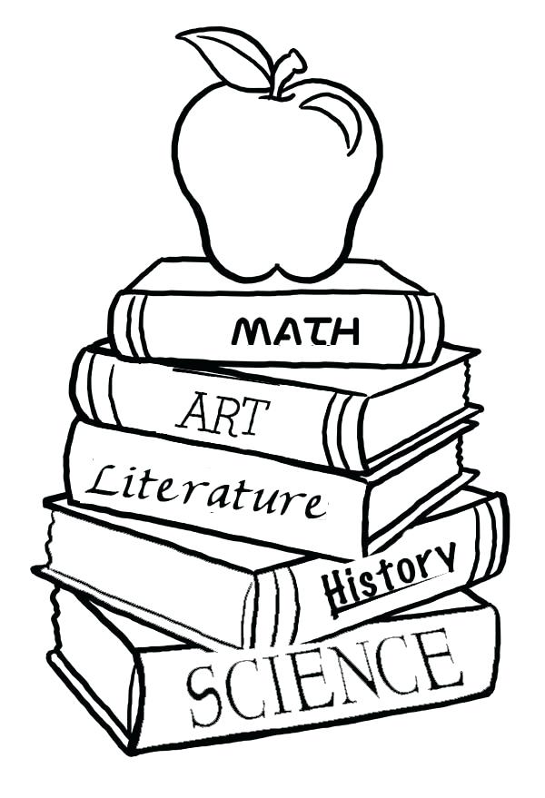 600x879 Open Book Coloring Page Open Book Coloring Page Open Book Coloring