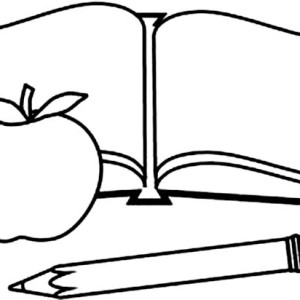 300x300 Stack Of Books Coloring Pages