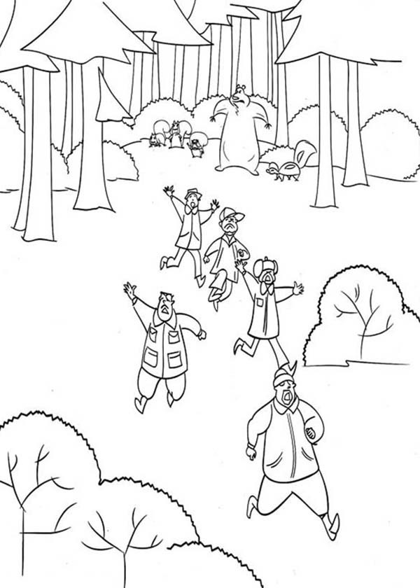 600x840 The Hunter Escape From Timber National Forest In Open Season