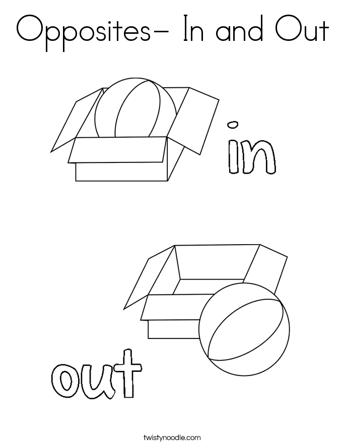 685x886 Opposites Coloring Pages