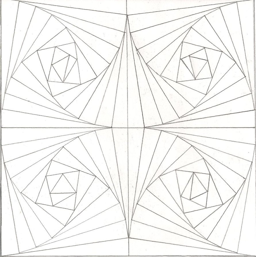 891x896 Op Art Coloring Pages 5 Optical Illusions Coloring Pages