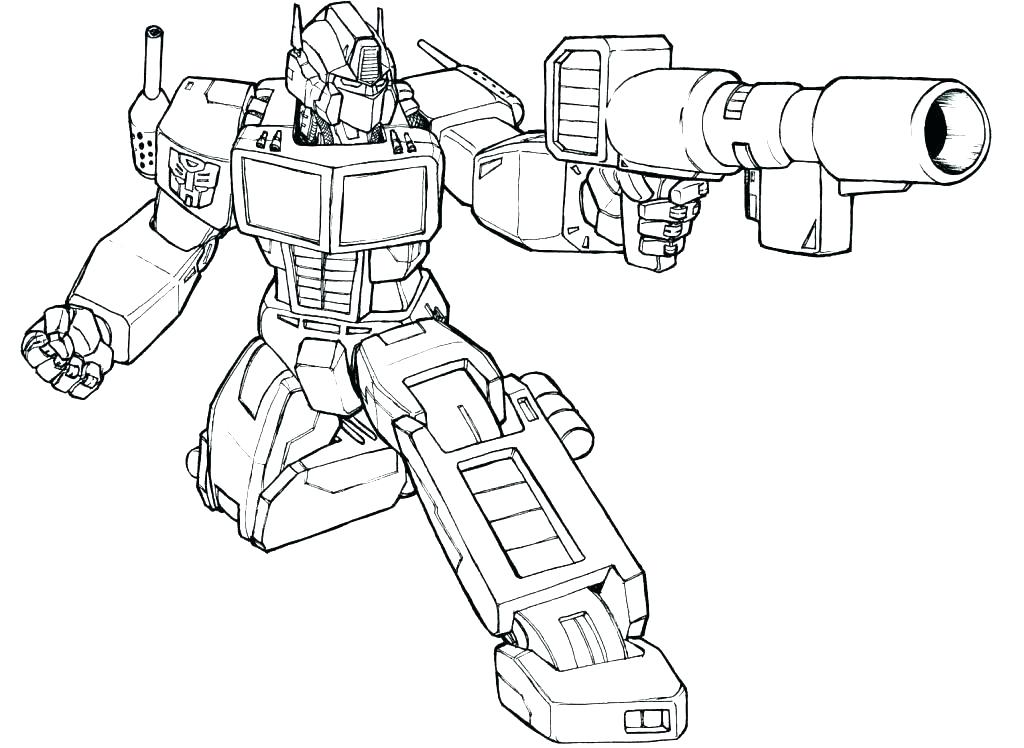 Optimus Prime Coloring Pages Printable