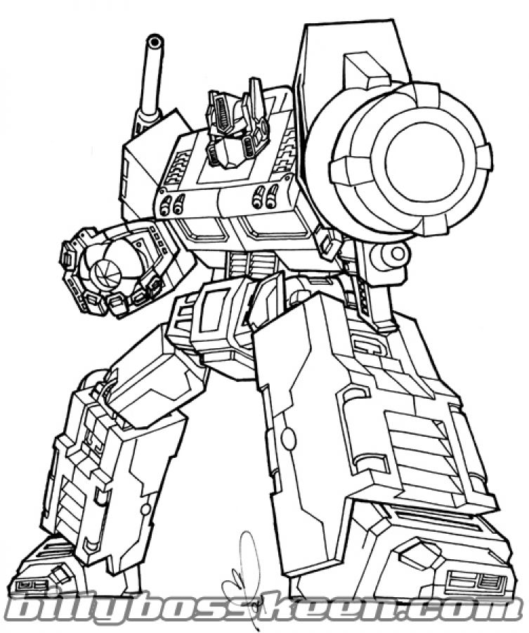 753x900 Free Optimus Prime Coloring Pages For Older Kids Superheroes