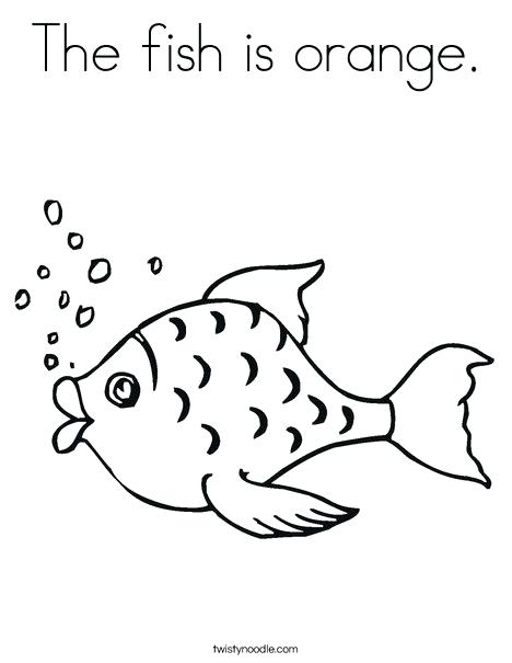 468x605 Here Are Orange Coloring Page Images Fish With Bubbles Coloring