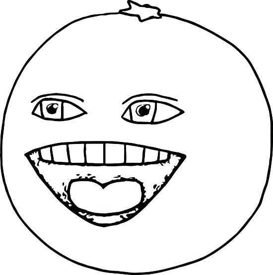 550x554 Orange Juice Coloring Pages An Ostrich And An Orange Coloring Page