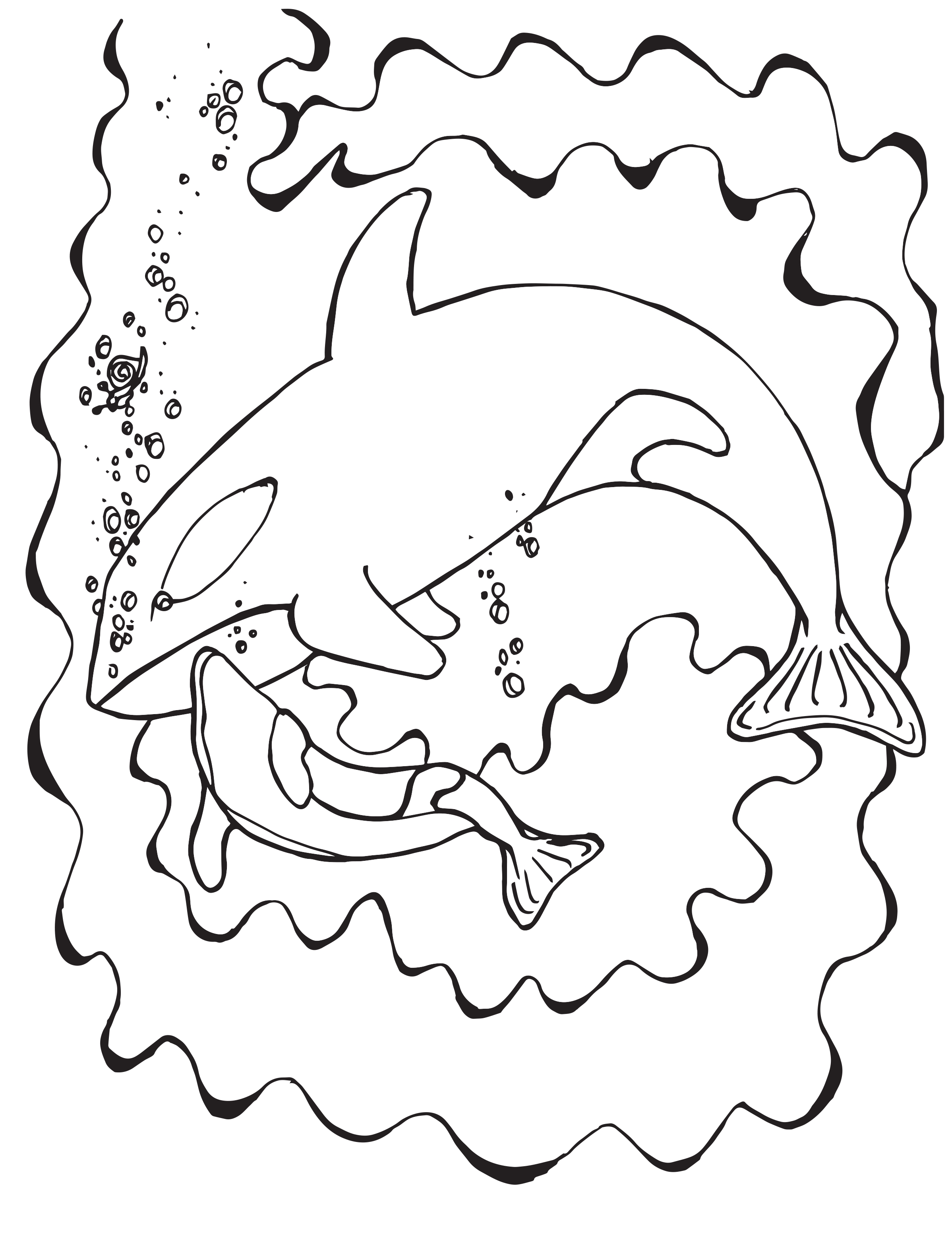 Orca Coloring Pages