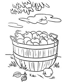 Orchard Coloring Pages